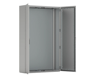 Stainless Steel Double Door Compact Floor Standing Enclosure EKDS