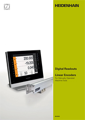 Heidenhain Digital Readouts for Manually Operated Machine Tools